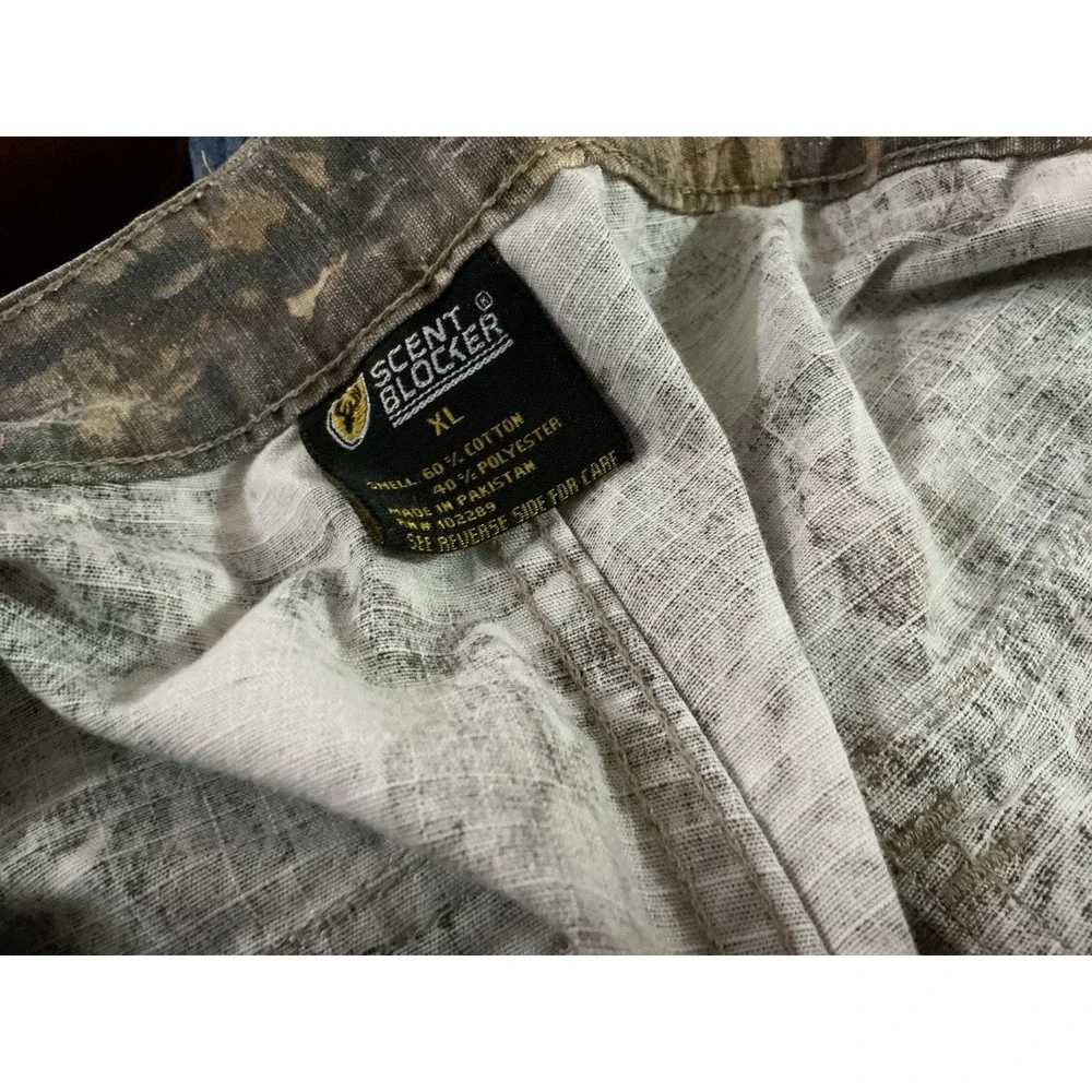 Scent Blocker Men's Camo Hunting Pants XL 36-40 X 30 Realtree Adjustable Waist‎
